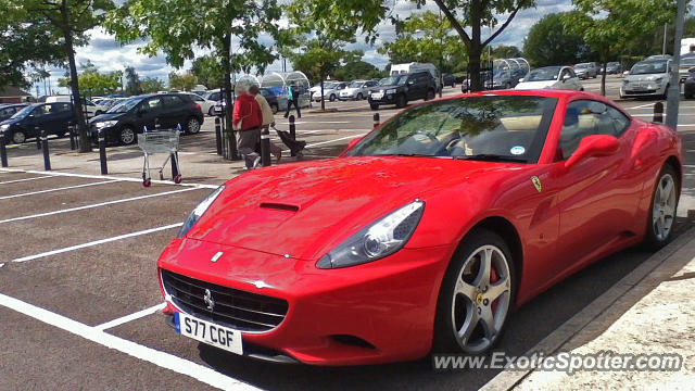 Ferrari California spotted in York, United Kingdom