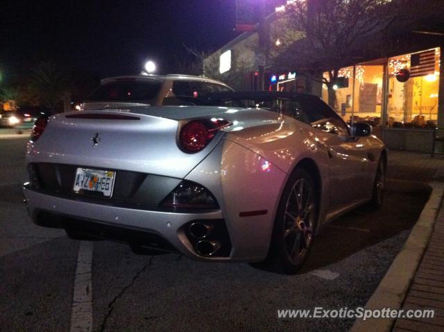 Ferrari California spotted in Jacksonville, Florida