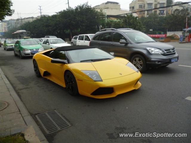 Lamborghini Murcielago spotted in Chengdu,Sichuan, China