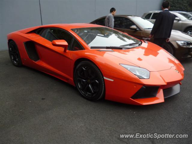 Lamborghini Aventador spotted in Chengdu,Sichuan, China