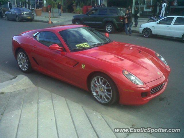 Ferrari 599GTB spotted in Bogota, Colombia