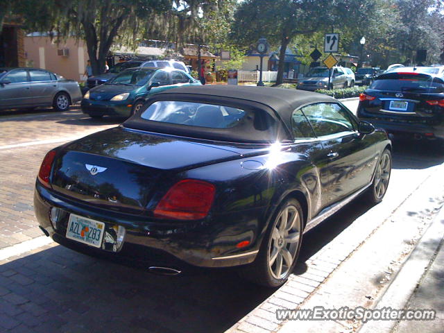 Bentley Continental spotted in Downtown Windermere, Florida