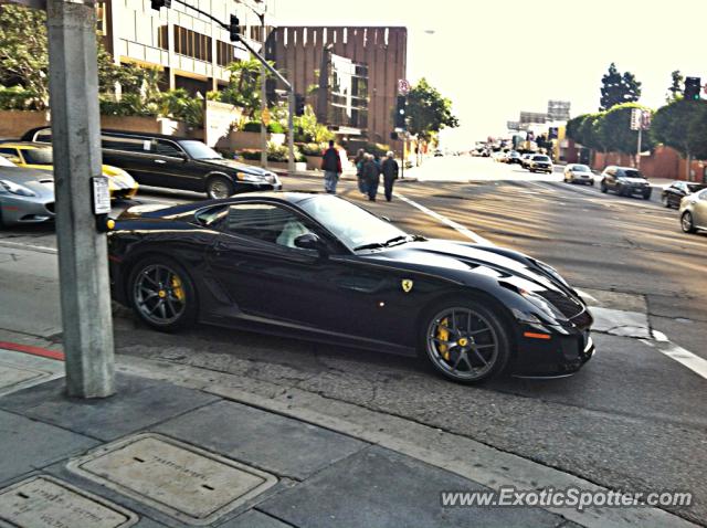 Ferrari 599GTB spotted in Downtown San Diego, California