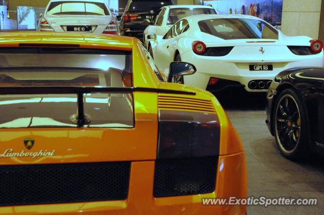 Ferrari 458 Italia spotted in Bukit Bintang Kuala Lumpur, Malaysia