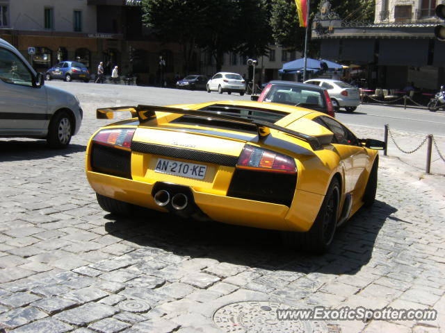 Lamborghini Murcielago spotted in Rodez, France