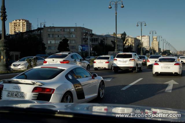 Audi R8 spotted in Baku, Azerbaijan