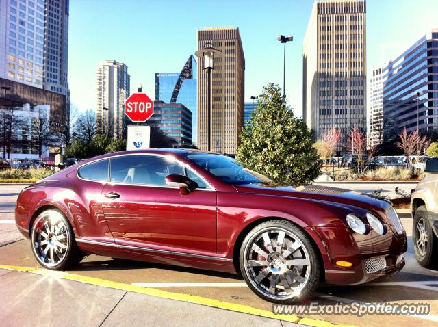 Bentley Continental spotted in Atlanta, Georgia