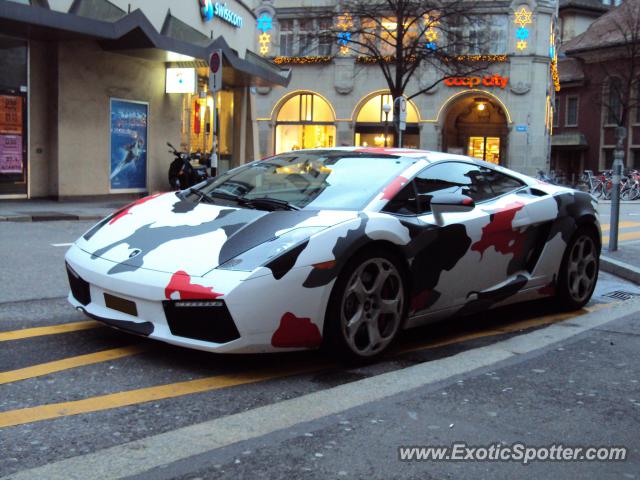 Lamborghini Gallardo spotted in Zurich, Switzerland