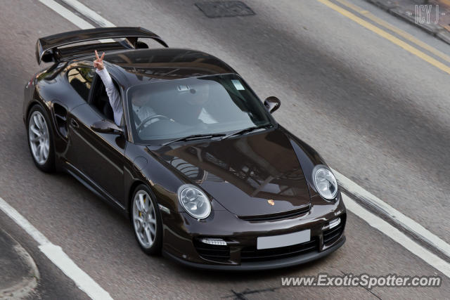 Porsche 911 GT2 spotted in Hong Kong, China