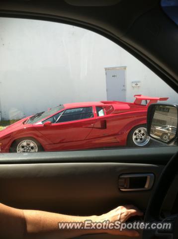 Lamborghini Countach spotted in Ft. Lauderdale, Florida