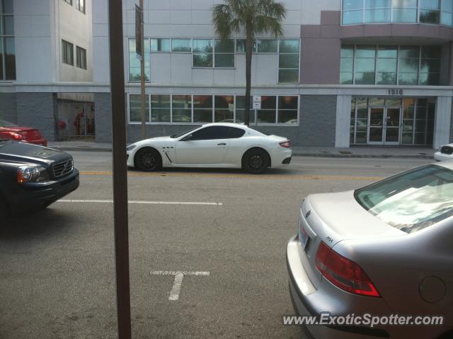 Maserati GranTurismo spotted in Ft. Lauderdale, Florida