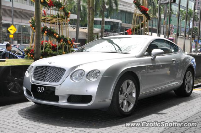 Bentley Continental spotted in Bukit Bintang Kuala Lumpur, Malaysia