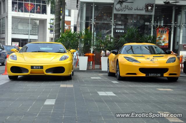Ferrari F430 spotted in Bukit Bintang Kuala Lumpur, Malaysia