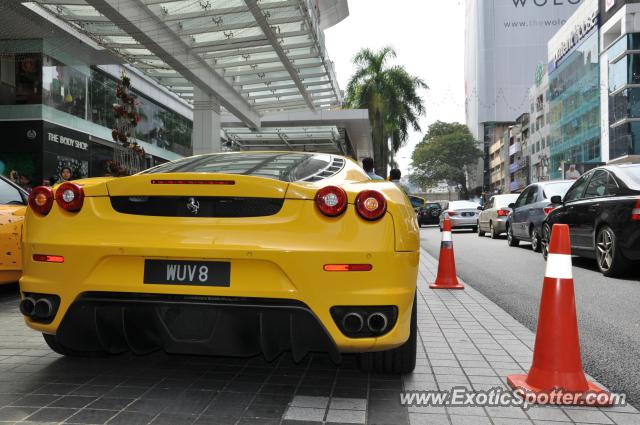 Ferrari F430 spotted in Bukit Bintang Kuala Lumpur, Malaysia