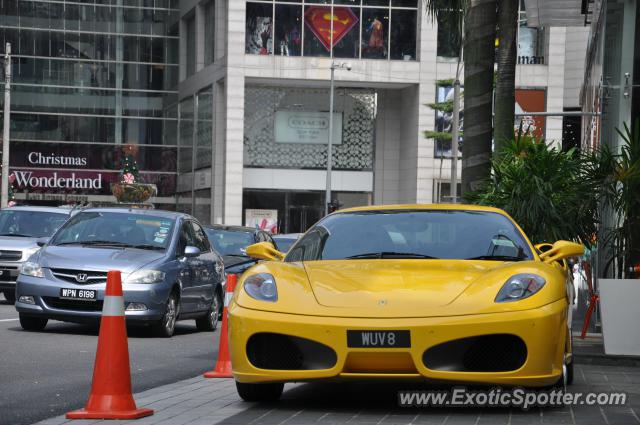 Ferrari F430 spotted in Bukit Bintang Kuala Lumpur, Malaysia