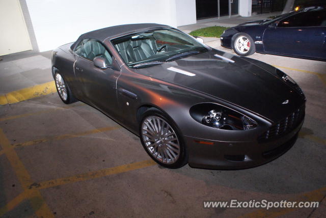 Aston Martin DB9 spotted in Dallas, Texas