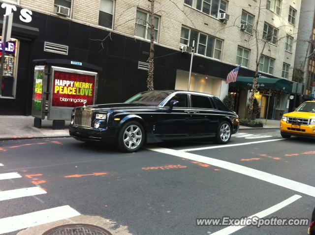 Rolls Royce Phantom spotted in New York City, United States