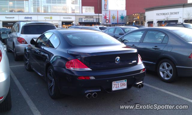 BMW M6 spotted in Dedham, Massachusetts