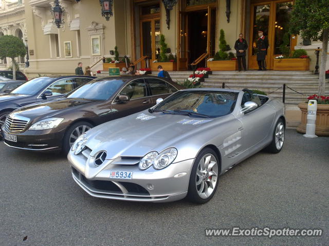 Mercedes SLR spotted in Monte Carlo, Monaco