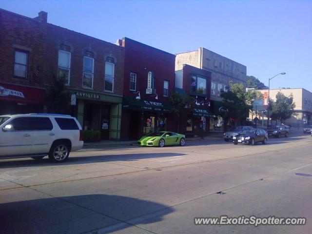 Lamborghini Gallardo spotted in St. Charles, Illinois