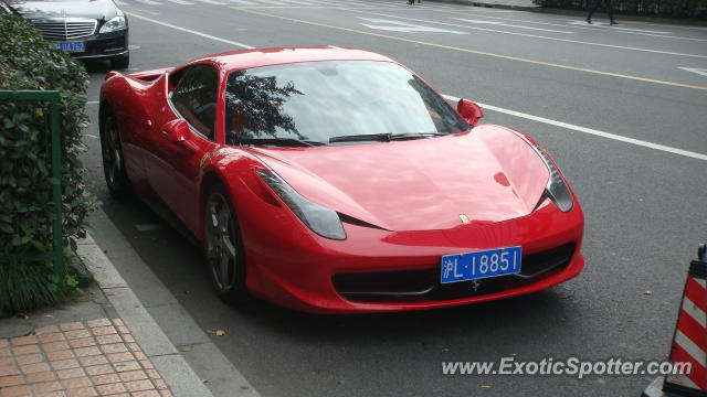 Ferrari 458 Italia spotted in SHANGHAI, China