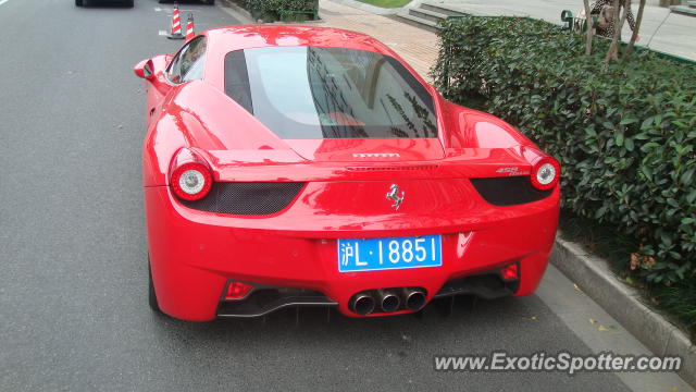 Ferrari 458 Italia spotted in SHANGHAI, China