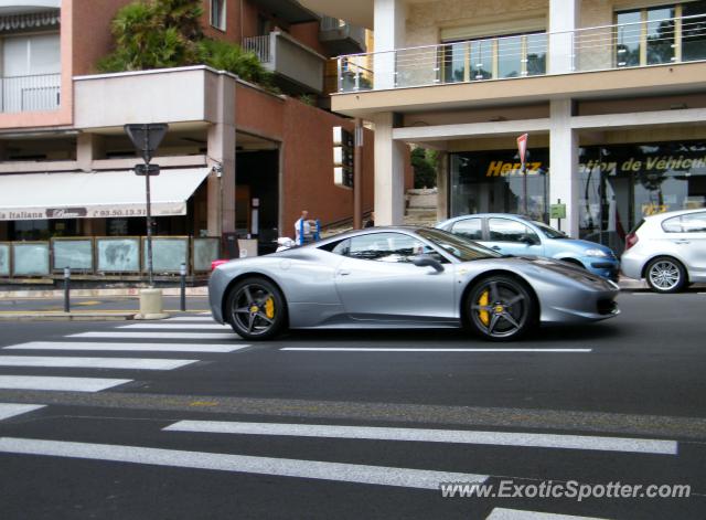 Ferrari 458 Italia spotted in Monte-Carlo, Monaco