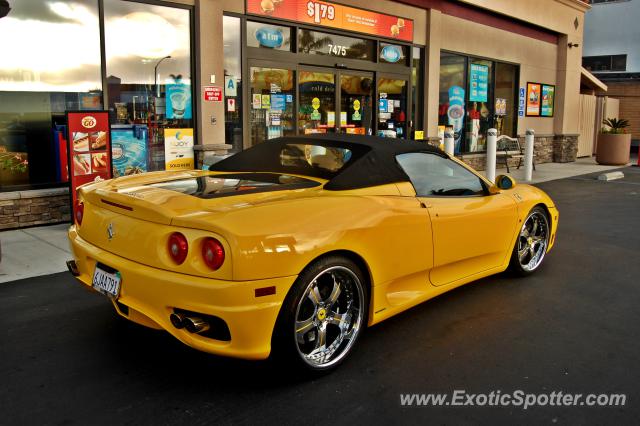 Ferrari 360 Modena spotted in La Jolla, California