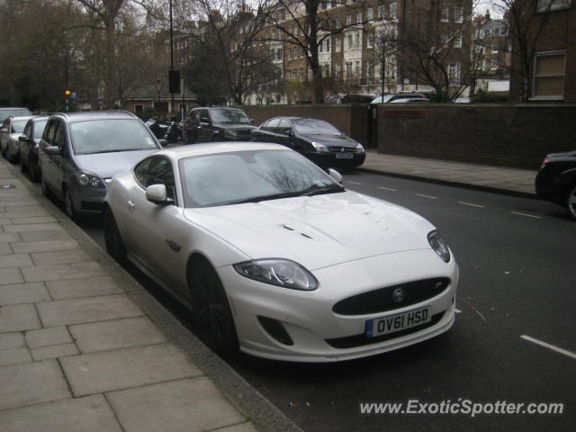 Jaguar XKR spotted in London, United Kingdom