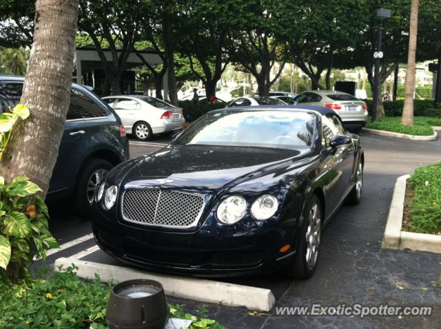 Bentley Continental spotted in Bal Harbour, Florida