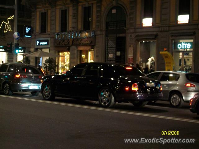 Rolls Royce Phantom spotted in Milan, Italy