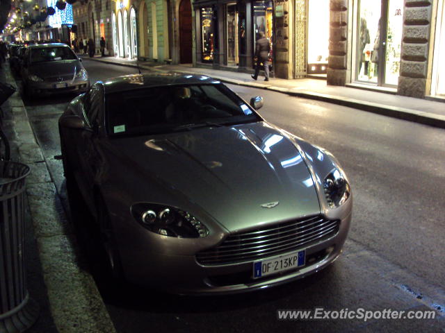 Aston Martin Vantage spotted in Milan, Italy