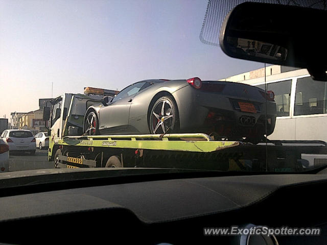 Ferrari 458 Italia spotted in Doha, Qatar