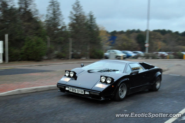 Lamborghini Countach spotted in Birmingham, United Kingdom