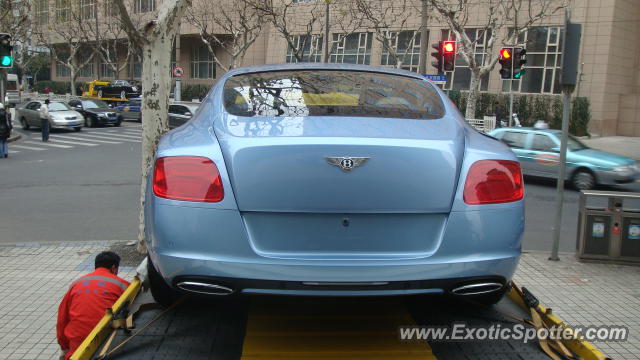 Bentley Continental spotted in SHANGHAI, China