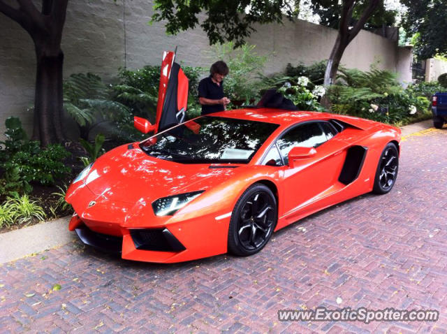 Lamborghini Aventador spotted in Johannesburg, South Africa