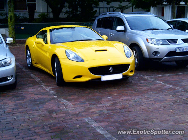 Ferrari California spotted in Johannesburg, South Africa