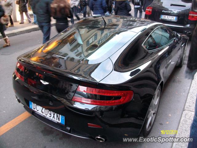 Aston Martin Vantage spotted in Milan, Italy