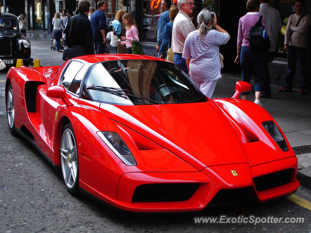 Ferrari Enzo spotted in London, United Kingdom