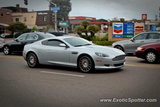 Aston Martin DB9 spotted in La Jolla, California