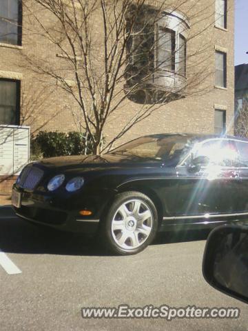 Bentley Continental spotted in Potomac, Maryland