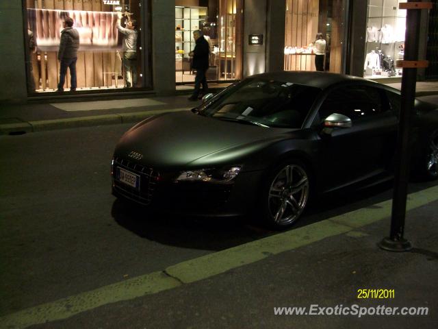 Audi R8 spotted in Milan, Italy