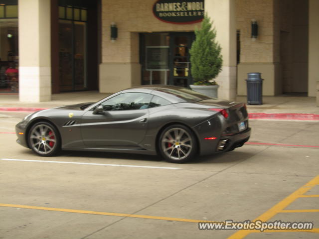 Ferrari California spotted in Dallas, Texas