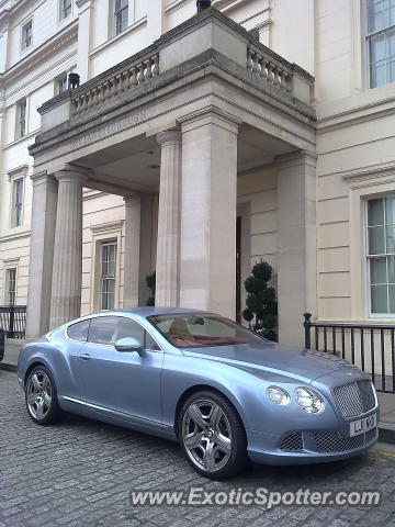 Bentley Continental spotted in London, United Kingdom