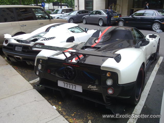 Pagani Zonda spotted in London, Mayfair, United Kingdom