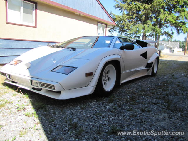 Lamborghini Countach spotted in Powell River BC, Canada