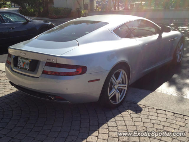 Aston Martin DB9 spotted in Miami, Florida