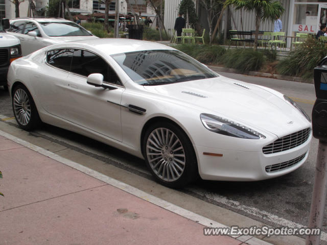 Aston Martin Rapide spotted in Miami, Florida