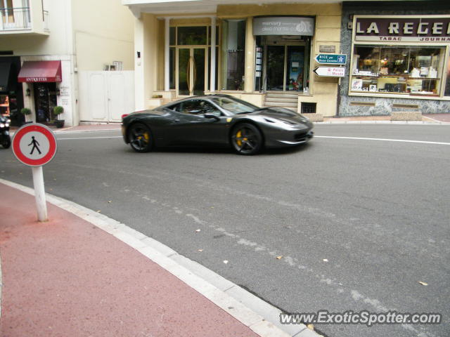 Ferrari 458 Italia spotted in Monte-Carlo, Monaco