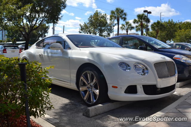 Bentley Continental spotted in Boca Raton, Florida